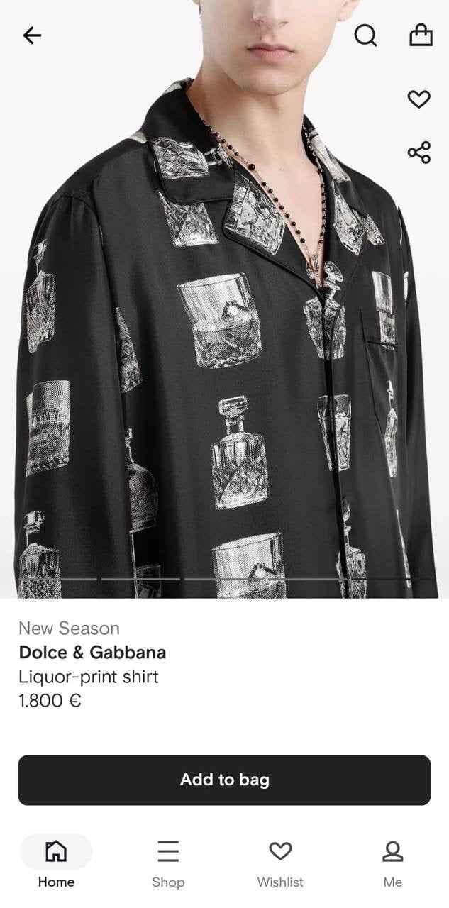 D&G Streetwear Luxury Shirt