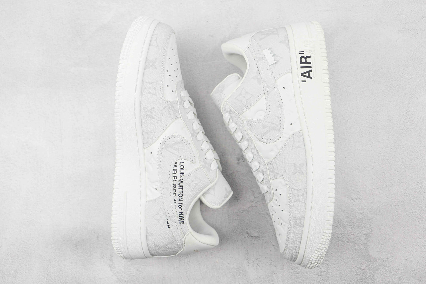 Custom LV x NK Air Force Virgil Abloh Monogram