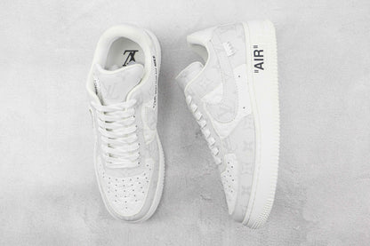 Custom LV x NK Air Force Virgil Abloh Monogram