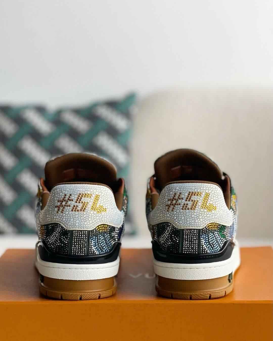 LV Custom Trainer sneakers