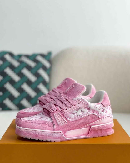 LV Pink Trainer Sneaker