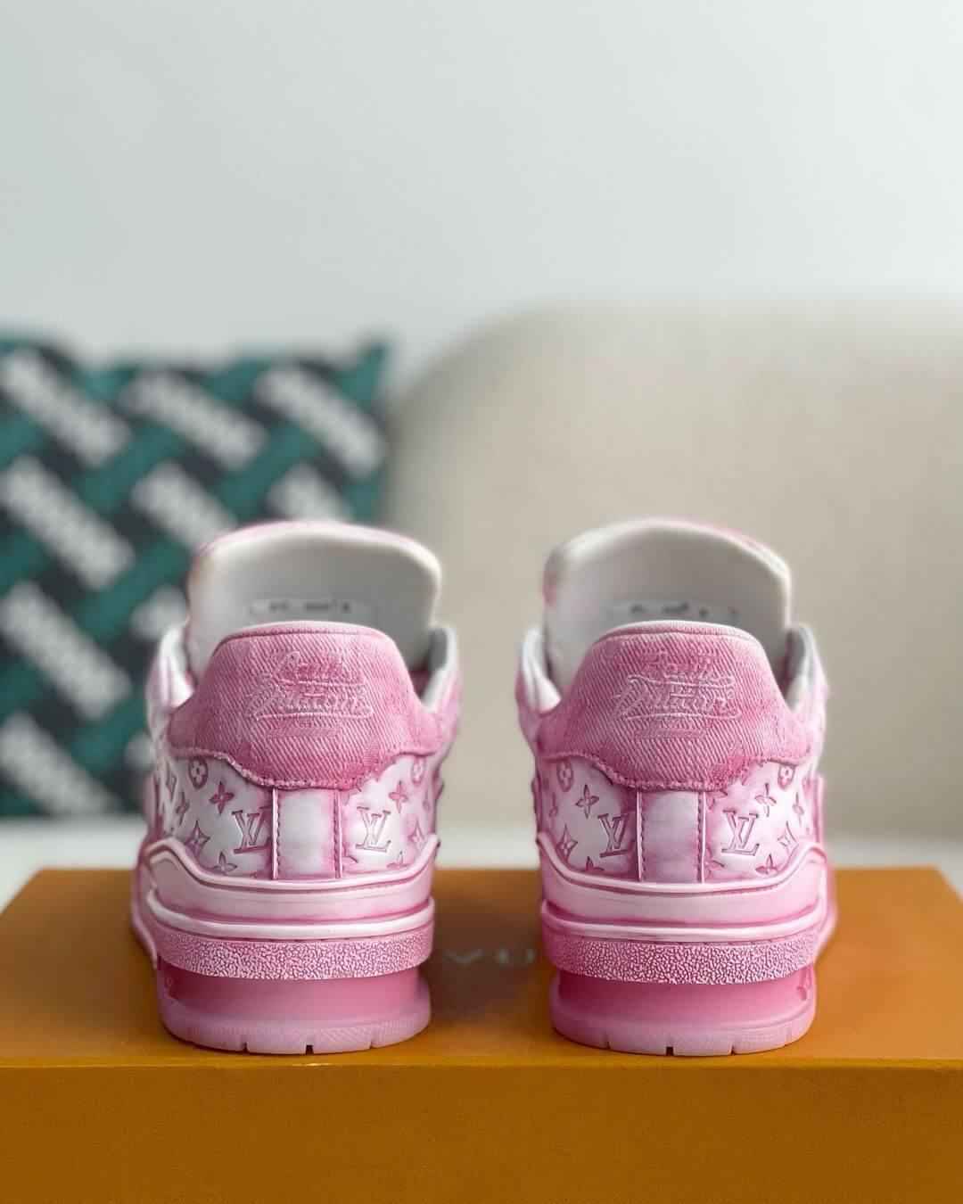 LV Pink Trainer Sneaker