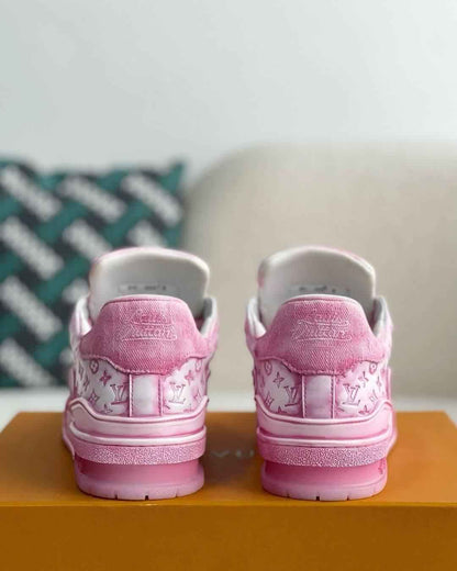 LV Pink Trainer Sneaker