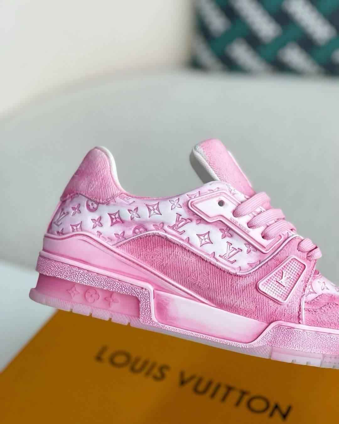 LV Pink Trainer Sneaker