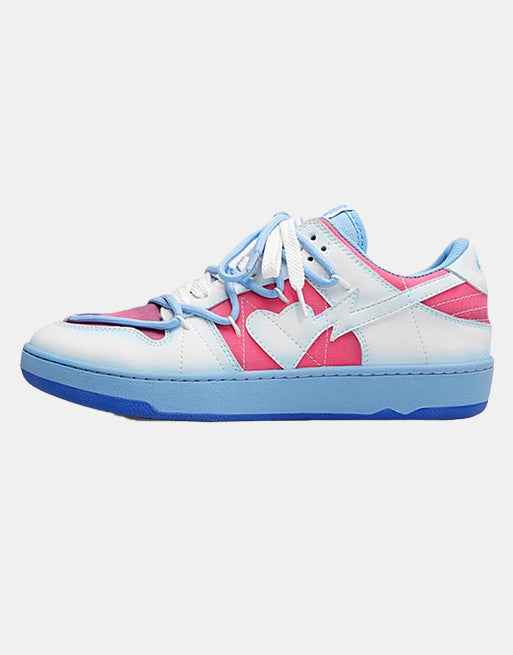 Chunky Lace Up Walking Shoes