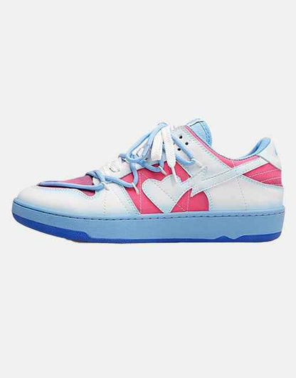 Chunky Lace Up Walking Shoes