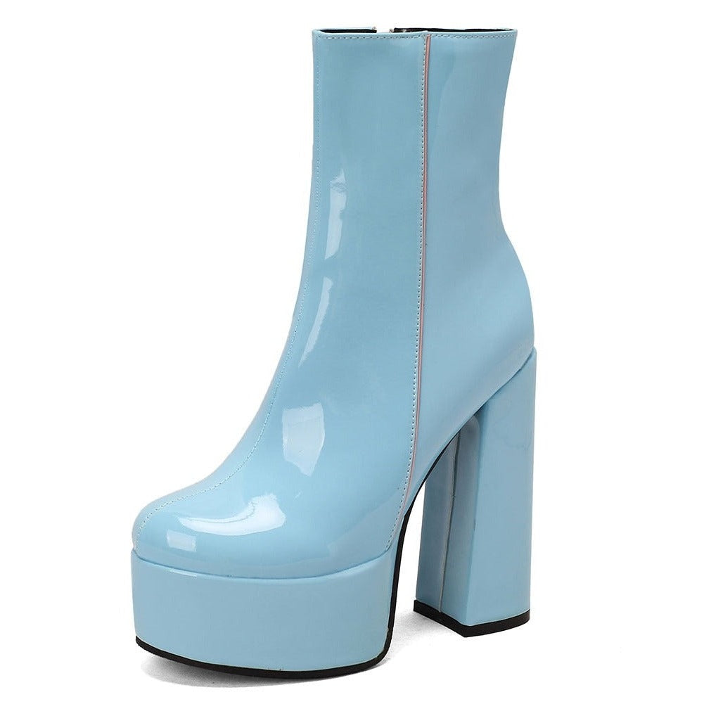AZALEA High Heel Platform Ankle Boots - Sneakernational