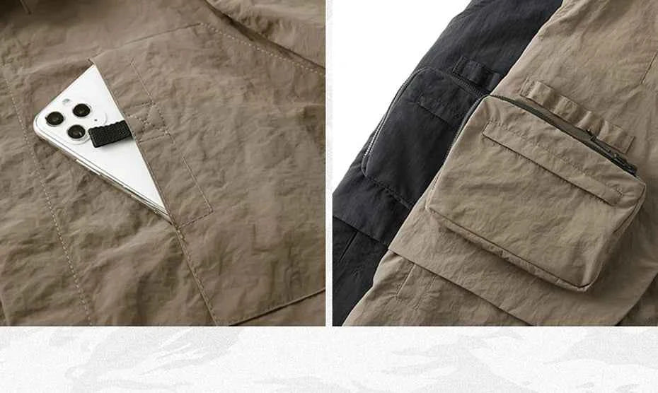 Multi Vest Pockets Two Pieces T-Shirt