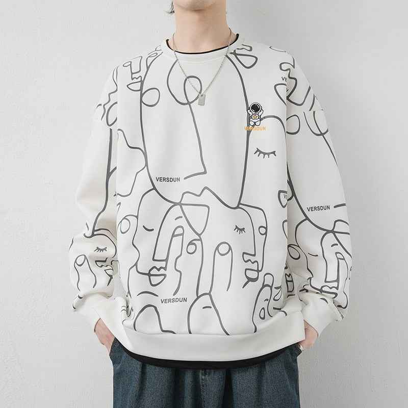 VERSDUN Astronaut Vector Art Sweatshirt