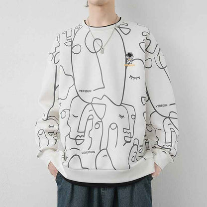 VERSDUN Astronaut Vector Art Sweatshirt
