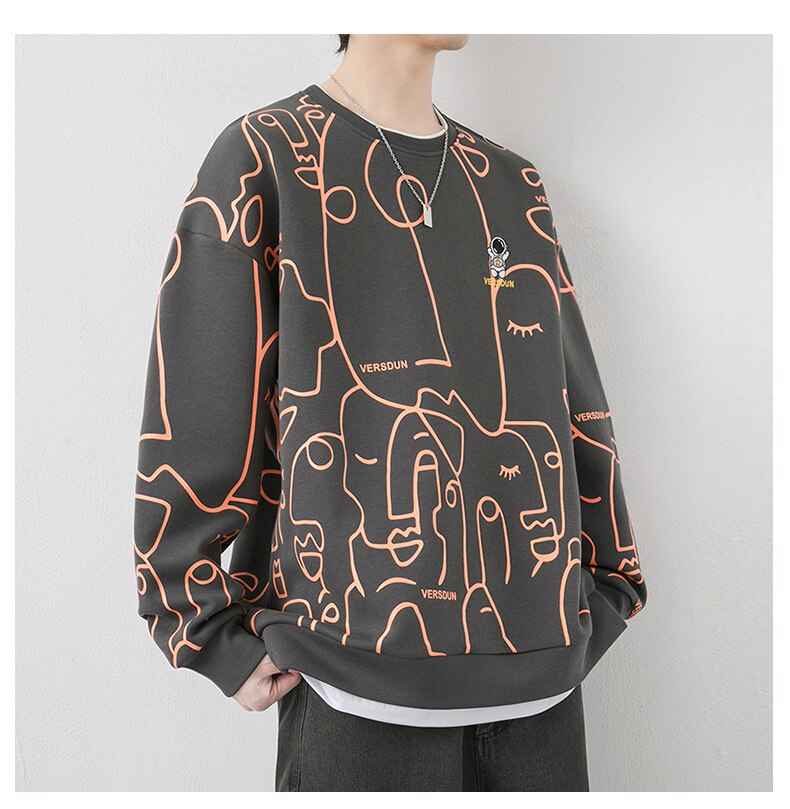 VERSDUN Astronaut Vector Art Sweatshirt