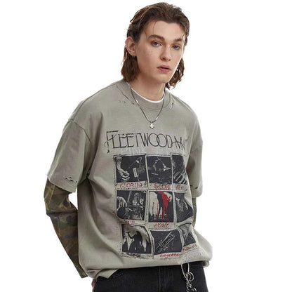 Fleetwood Mac Camo Long Sleeve T-Shirt