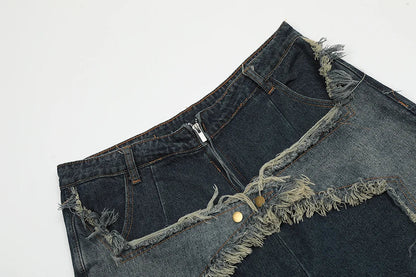 Blue Denim Tassel Star Shorts - Sneakernational