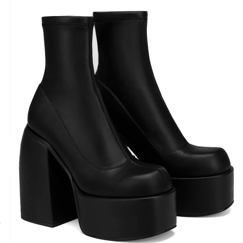 ELVA High Heel Ankle Boots - Sneakernational