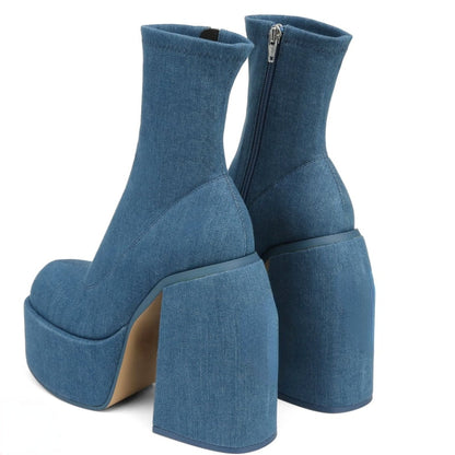 EVERA High Heel Ankle Boots for Stylish Comfort - Sneakernational