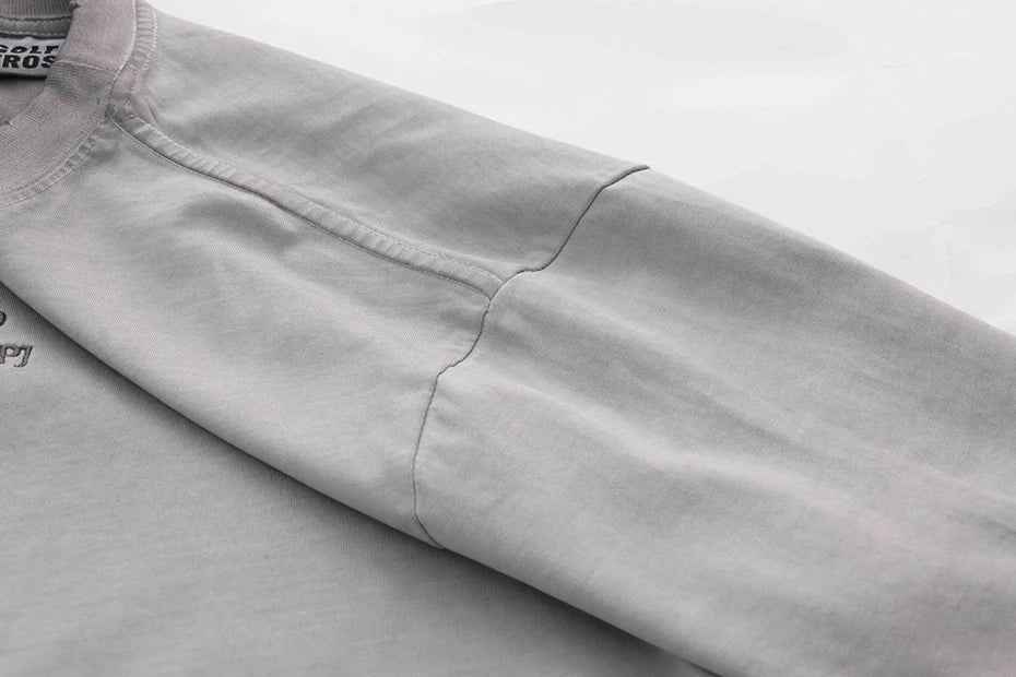 Plain Color Ripped Oversized T-Shirt