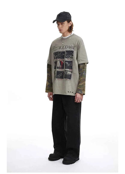 Fleetwood Mac Camo Long Sleeve T-Shirt