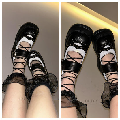 MERLE Chunky Heel Oxford Shoes - Sneakernational