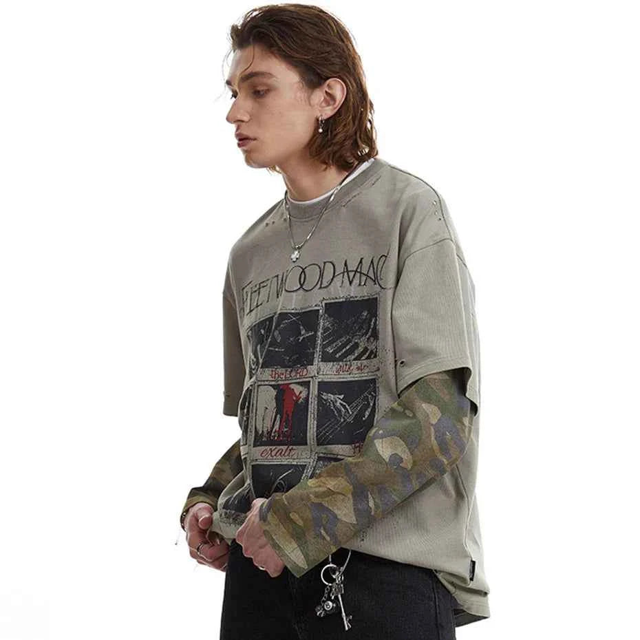 Fleetwood Mac Camo Long Sleeve T-Shirt