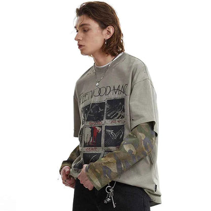 Fleetwood Mac Camo Long Sleeve T-Shirt