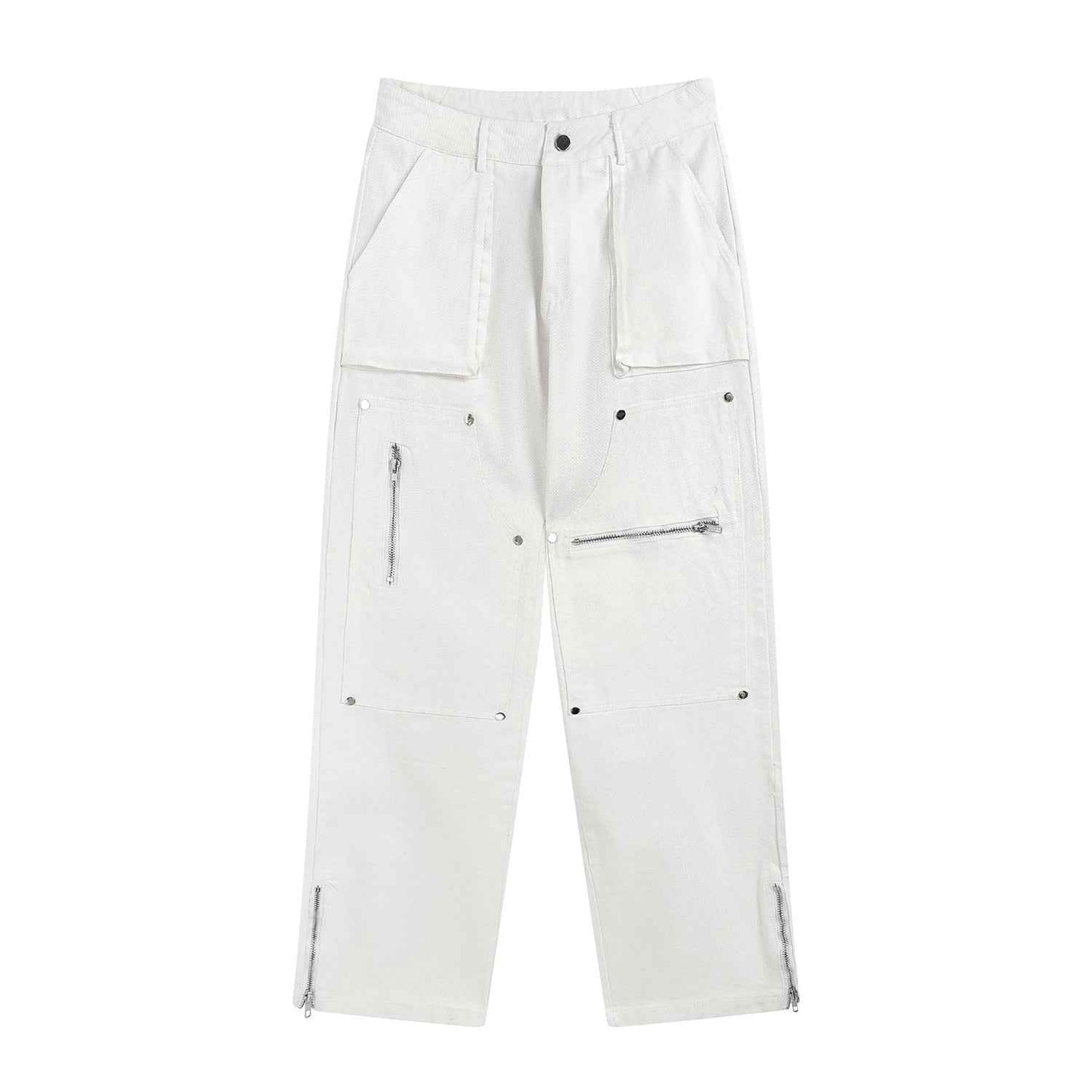 StreetIV Patchwork Zipper Pants