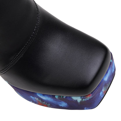 LEIA High Heel Platform Ankle Boots - Sneakernational