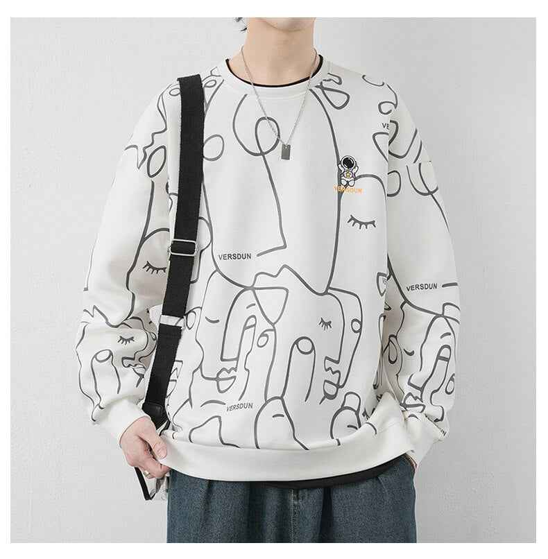 VERSDUN Astronaut Vector Art Sweatshirt