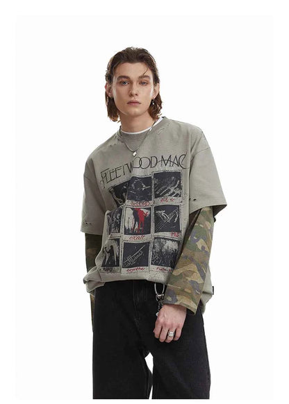 Fleetwood Mac Camo Long Sleeve T-Shirt