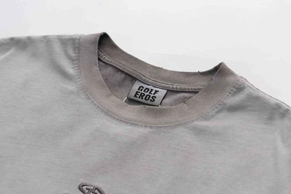 Plain Color Ripped Oversized T-Shirt