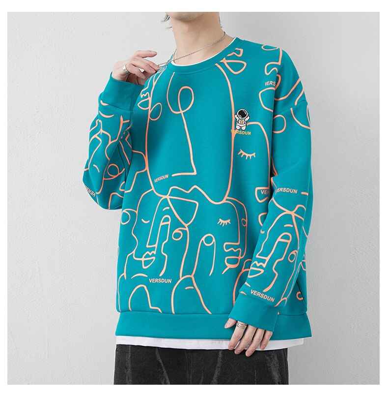 VERSDUN Astronaut Vector Art Sweatshirt