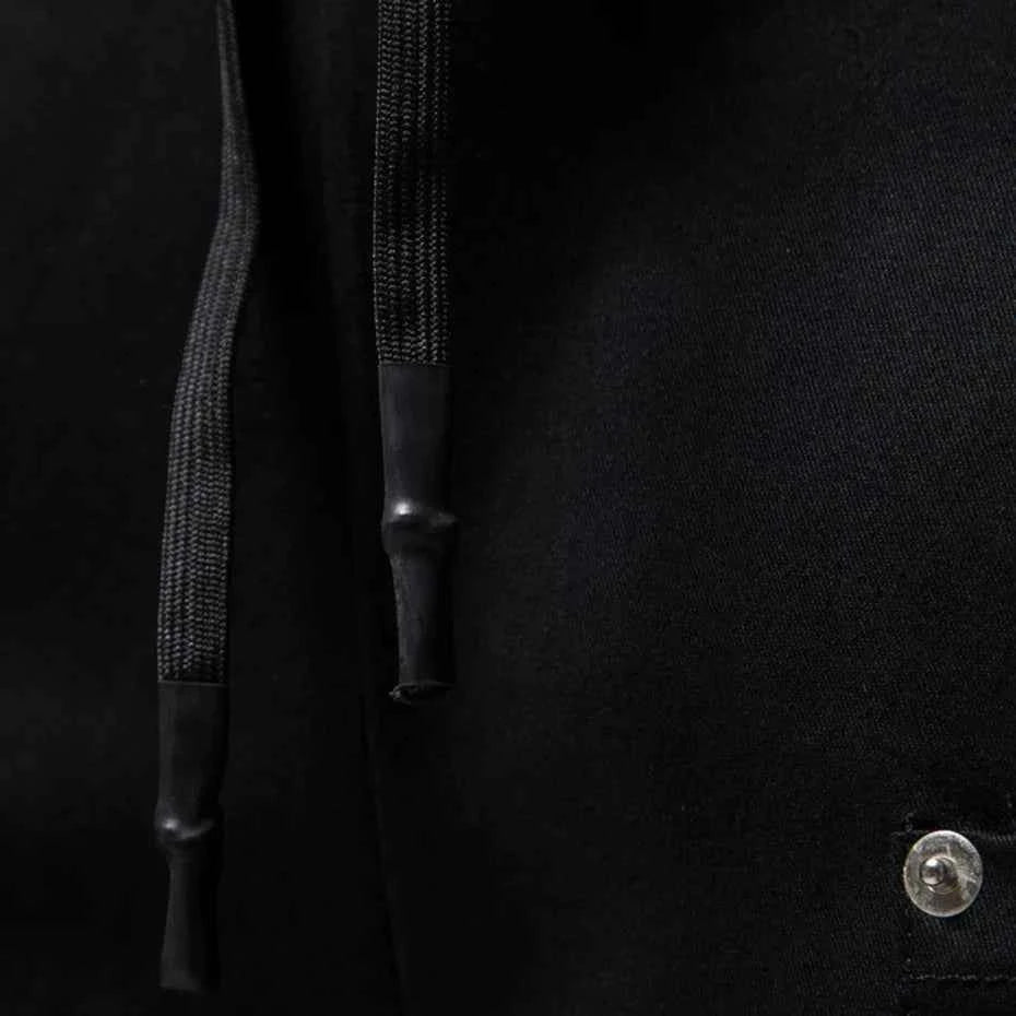 Black Color Multi Zipper Pants