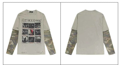 Fleetwood Mac Camo Long Sleeve T-Shirt