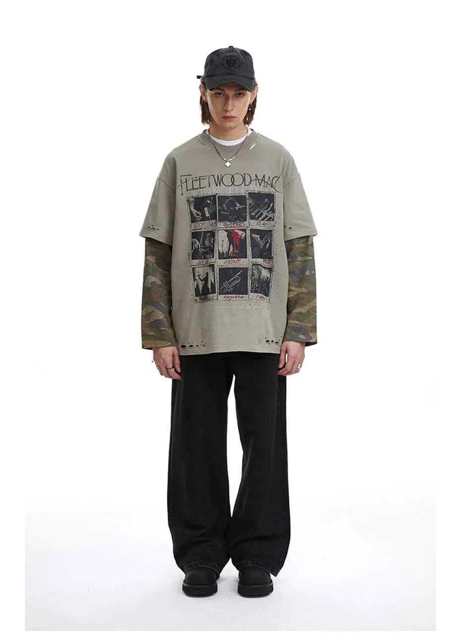 Fleetwood Mac Camo Long Sleeve T-Shirt