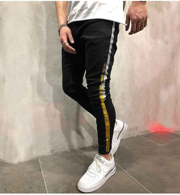 Two Stripes Color Line Jeans