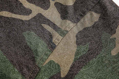 Side Slit Green Camo T-Shirt