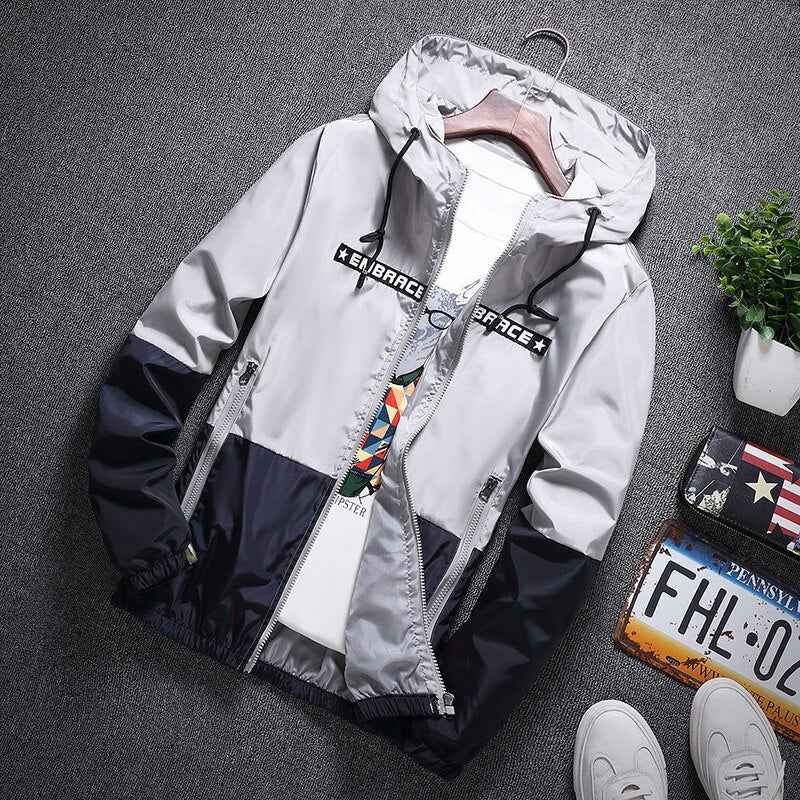 Embrace Two Half Color Jacket
