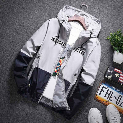 Embrace Two Half Color Jacket