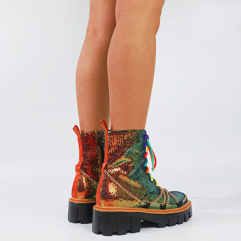 DEICE Dazzling Chunky Boots - Sneakernational
