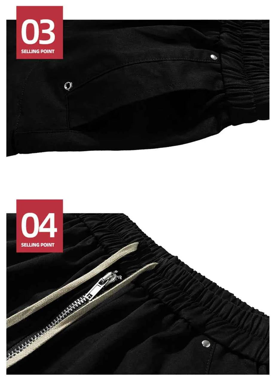 Z1 Long Drawstring Cargo Shorts