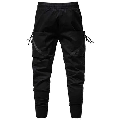 Black Color Multi Zipper Pants