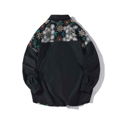 Jacobean Floral Collar Shirt