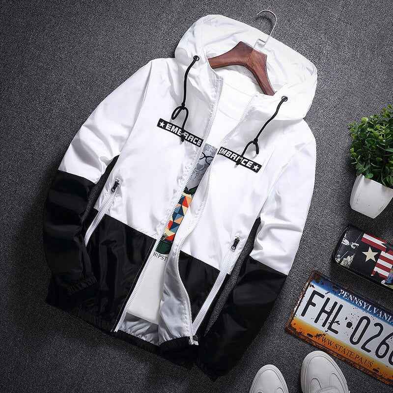 Embrace Two Half Color Jacket