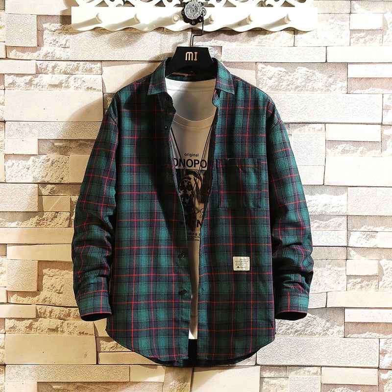 Gingham Pattern Shirt