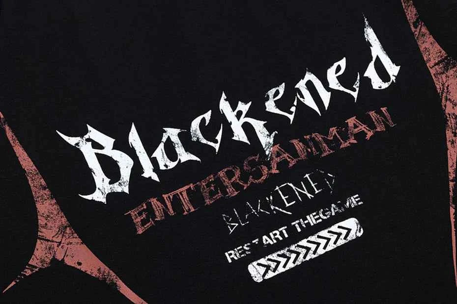Blackened Restart The Game Oversized T-Shirt