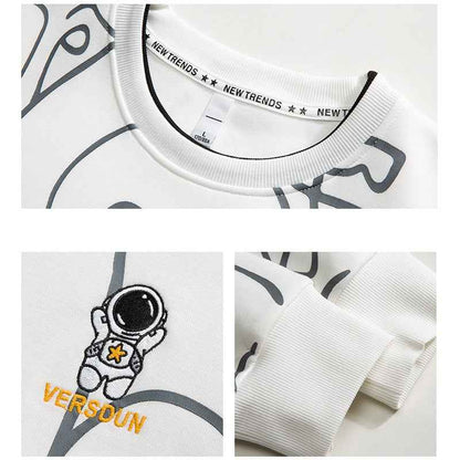 VERSDUN Astronaut Vector Art Sweatshirt