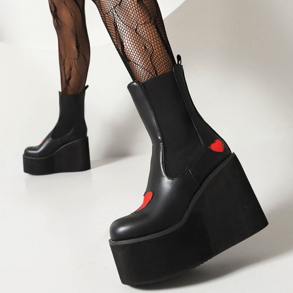 JAZZY High Heel Ankle Boots - Sneakernational