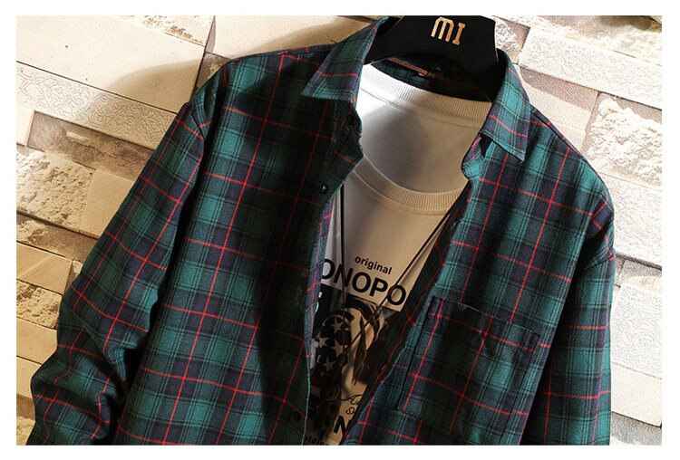 Gingham Pattern Shirt