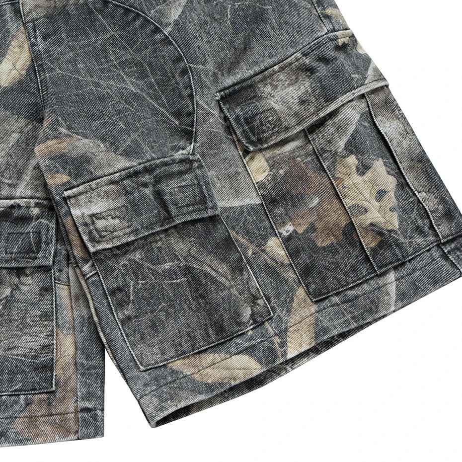 Hunting Camo Side Pockets Shorts