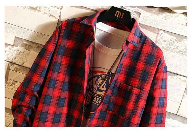 Gingham Pattern Shirt