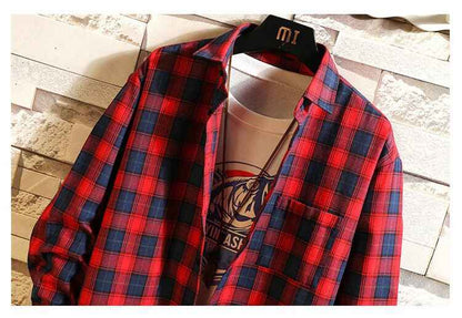 Gingham Pattern Shirt